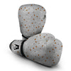 Gray Cigarette Print Pattern Boxing Gloves-grizzshop