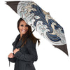 Great Kanagawa Wave Print Umbrella-grizzshop