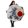 Great Kanagawa Wave Print Umbrella-grizzshop