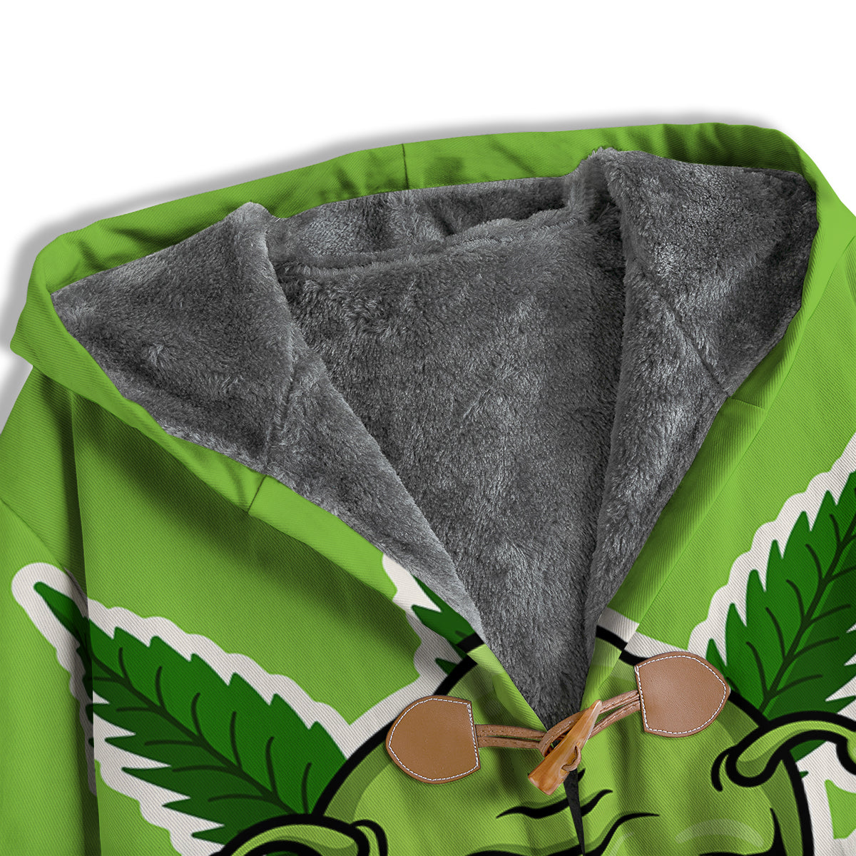 Green Alien Smoking Print Men's Windbreaker Jacket-grizzshop