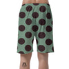 Green And Black Polka Dot Men's Shorts-grizzshop