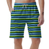 Green And Blue Mexican Baja Men's Shorts-grizzshop