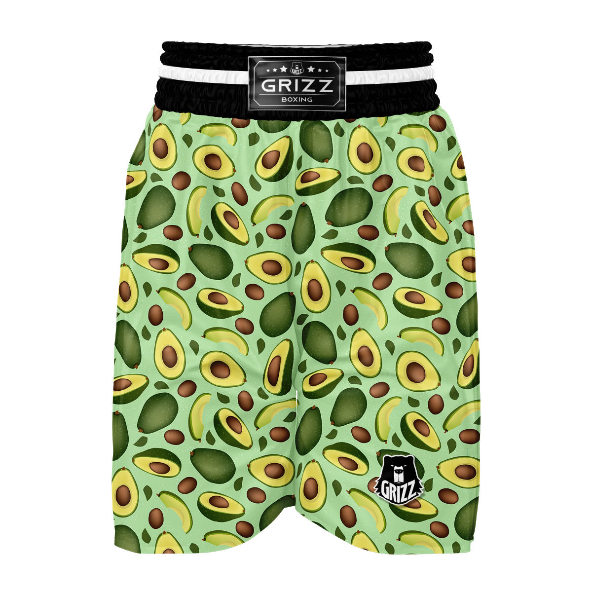 Green Avocado Boxing Shorts-grizzshop