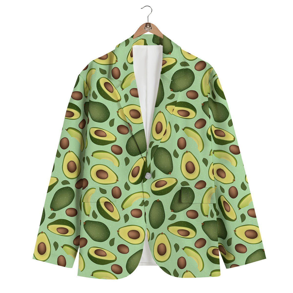 Green Avocado Men's Blazer-grizzshop