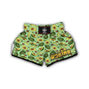 Green Avocado Muay Thai Boxing Shorts-grizzshop