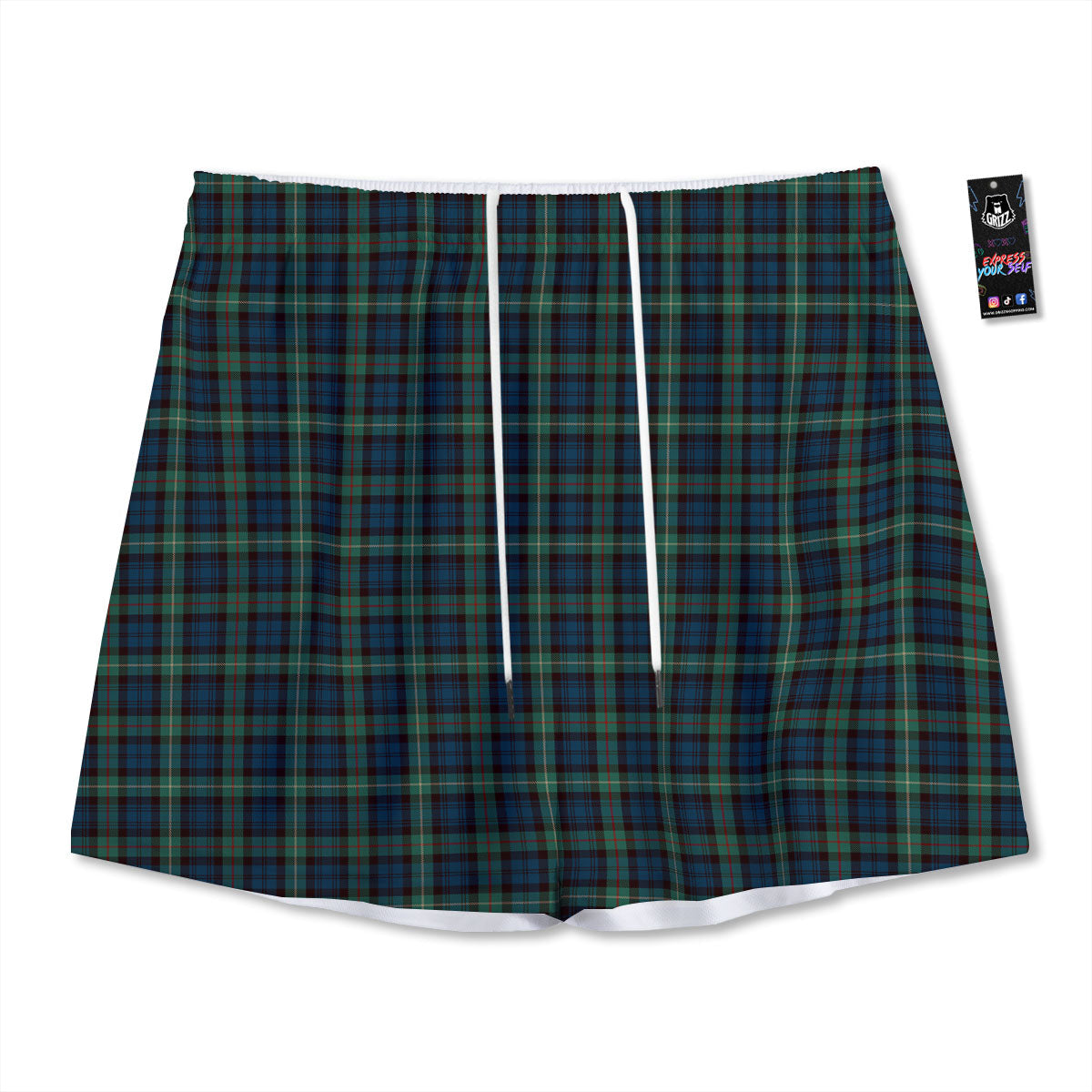Gender Symbol Gay Pride Print Pattern Mesh Shorts