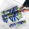 Green Blue Urban Graffiti Text Print Pattern Umbrella-grizzshop