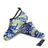 Green Blue Urban Graffiti Text Print Pattern Water Shoes-grizzshop