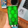 Green Casino Print Pattern Tumbler-grizzshop