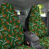 Green Chainsaw Print Pattern Car Seat Covers-grizzshop