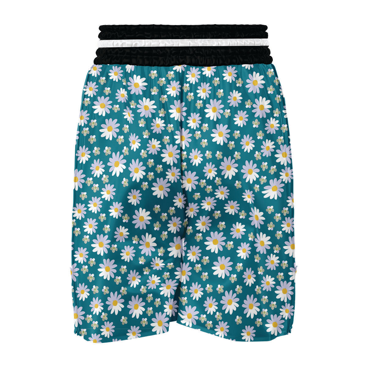 Green Daisy Boxing Shorts-grizzshop