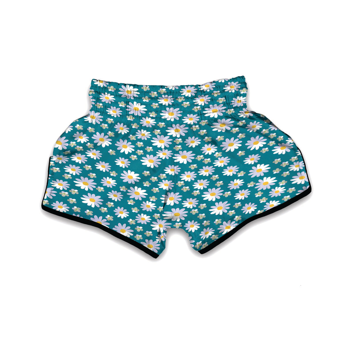 Green Daisy Muay Thai Boxing Shorts-grizzshop