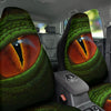 Green Dragon's Eye Print Car Seat Covers-grizzshop