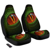 Green Dragon's Eye Print Car Seat Covers-grizzshop