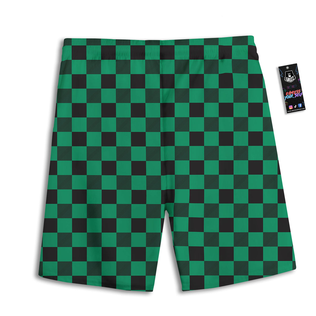 Ice Skates Hockey Print Men's Athletic Shorts