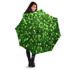 Green Glitter Artwork Shamrock Print Pattern Umbrella-grizzshop