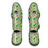 Green Guava Drawing Color Print Pattern Muay Thai Shin Guards-grizzshop