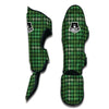 Green Houndstooth Muay Thai Shin Guards-grizzshop