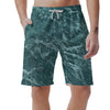 Green Malachite Marble Men's Shorts-grizzshop