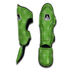 Green Mosquito Print Pattern Muay Thai Shin Guards-grizzshop