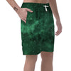 Green Nebula Galaxy Men's Shorts-grizzshop