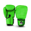 Green Neon Glitter Artwork Print Boxing Gloves-grizzshop