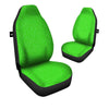 Green Neon Glitter Artwork Print Car Seat Covers-grizzshop