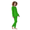 Green Neon Glitter Artwork Print Women's Pajamas-grizzshop