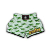 Green Peas Print Pattern Muay Thai Boxing Shorts-grizzshop