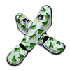 Green Peas Print Pattern Muay Thai Shin Guards-grizzshop