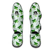 Green Peas Print Pattern Muay Thai Shin Guards-grizzshop