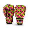 Green Pink And Yellow Gummy bear Print Pattern Boxing Gloves-grizzshop