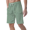 Green Sage Polka Dot Men's Shorts-grizzshop