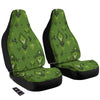 Green Snake Skin Cartoon Print Pattern Car Seat Covers-grizzshop