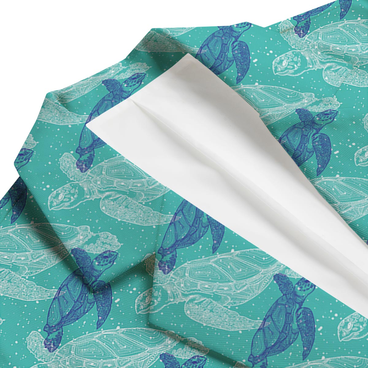 Green Turtle Men's Blazer-grizzshop