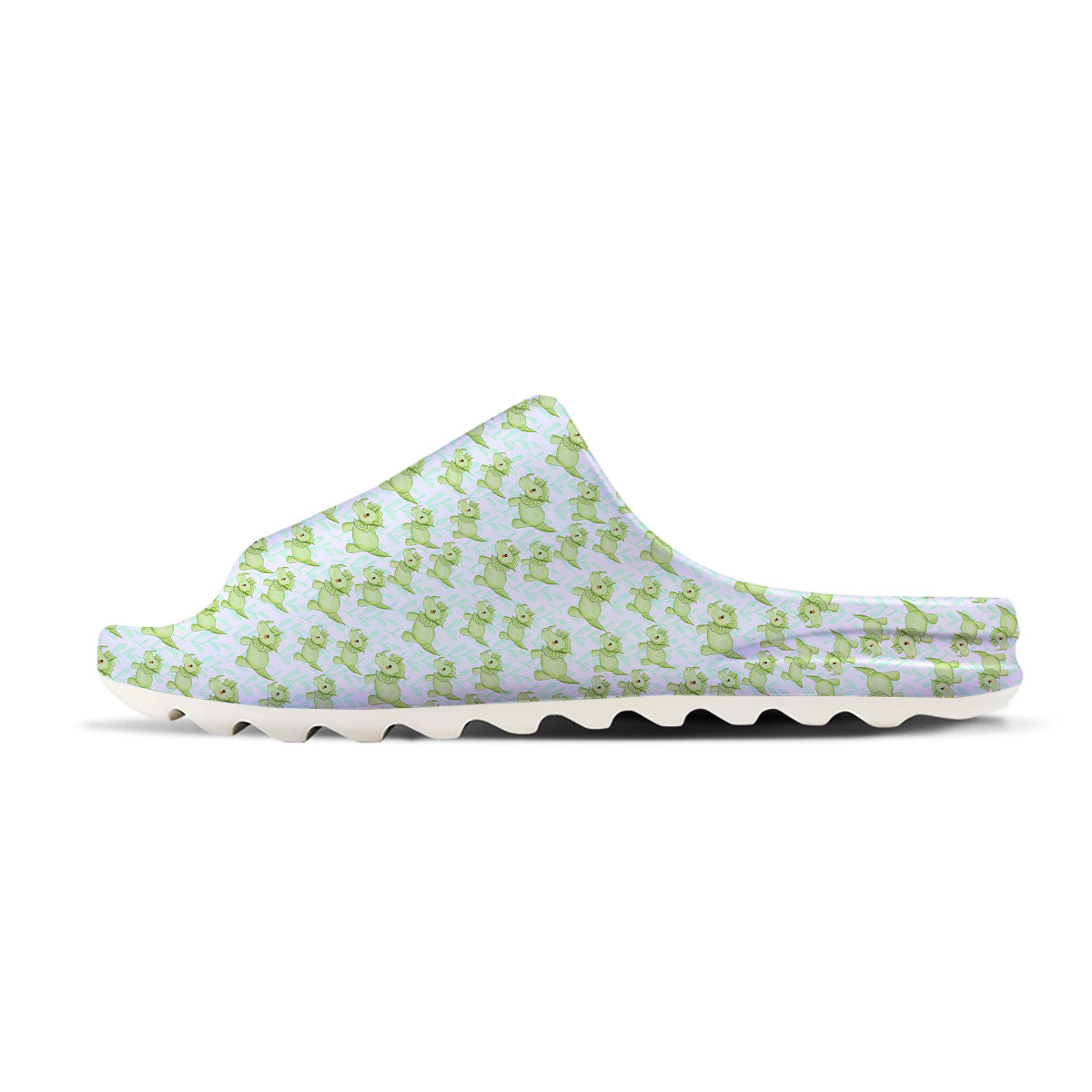Green Dinosaur Little Print Pattern Sandals-grizzshop
