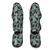 Grenade Print Pattern Muay Thai Shin Guards-grizzshop