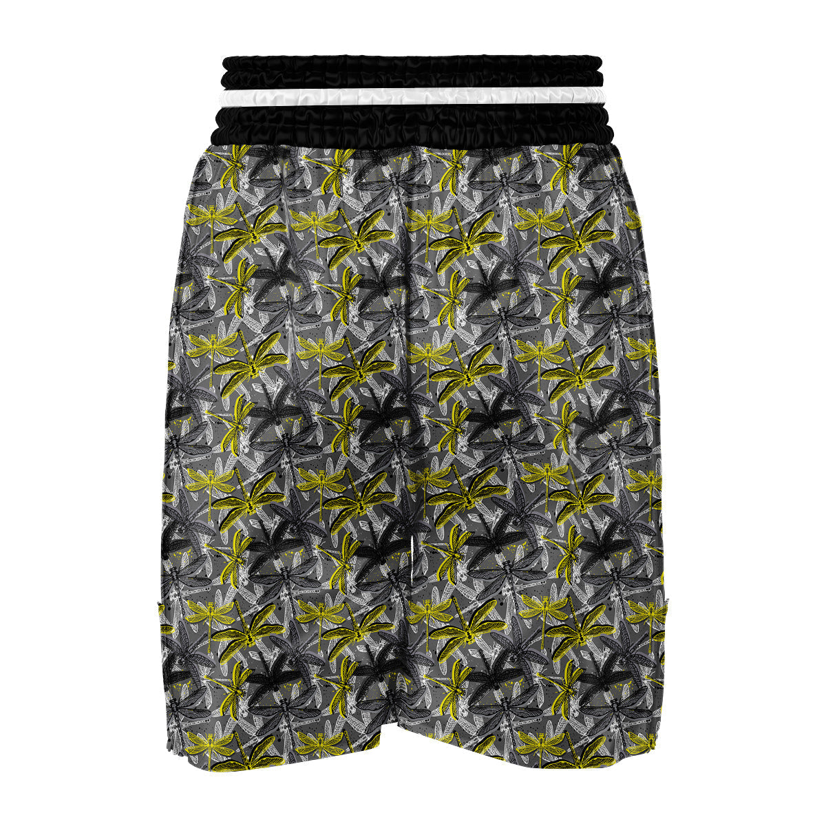 Grey Dragonfly Boxing Shorts-grizzshop