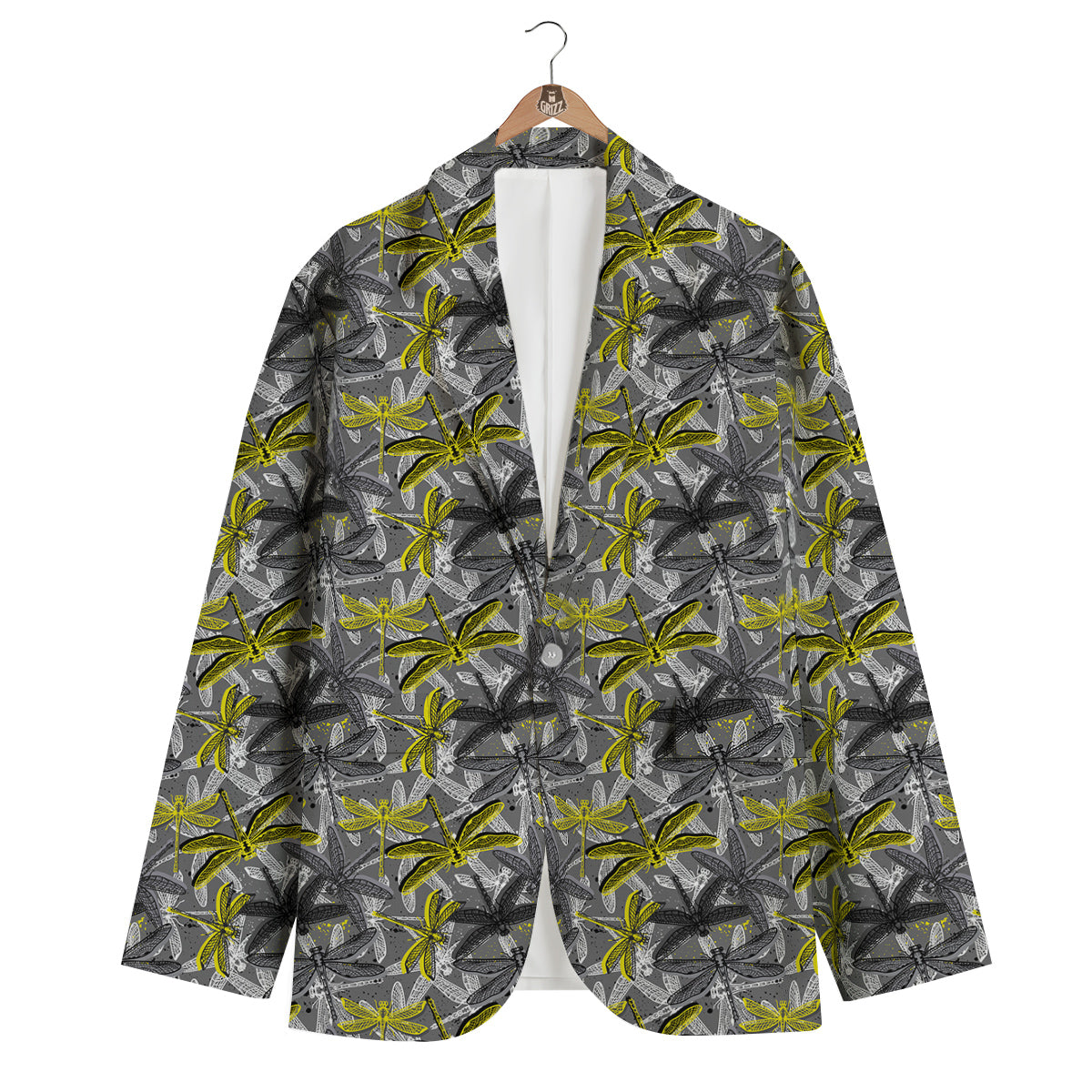 Grey Dragonfly Men's Blazer-grizzshop
