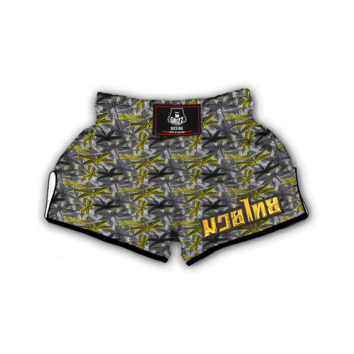 Grey Dragonfly Muay Thai Boxing Shorts-grizzshop