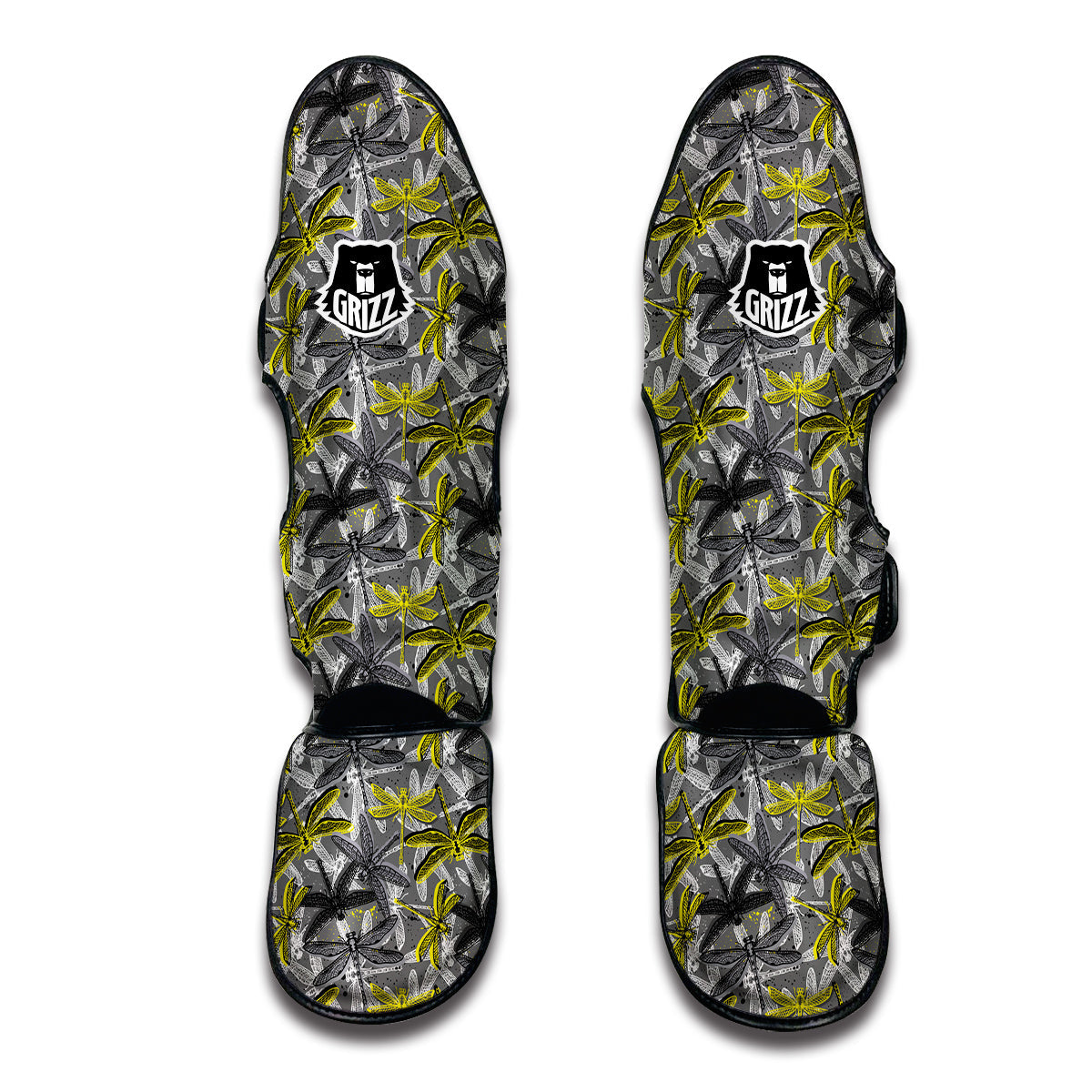 Grey Dragonfly Muay Thai Shin Guards-grizzshop