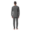 Grey Glitter Artwork Print Men's Pajamas-grizzshop