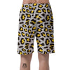 Grey Leopard Men's Shorts-grizzshop