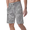 Grey Marble Men's Shorts-grizzshop