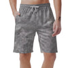 Grey Marble Men's Shorts-grizzshop