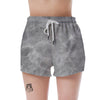 Grey Marble Women's Shorts-grizzshop