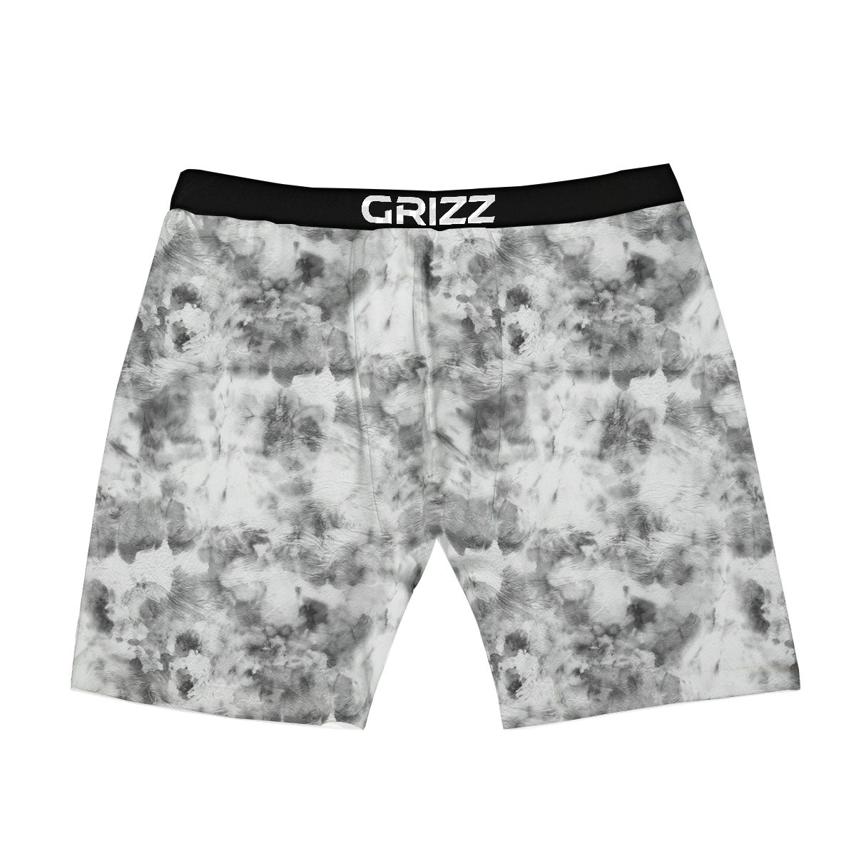 Grey Smoke Marble Print Pattern Boxer Briefs-grizzshop