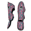 Grey Tropical Flamingo Muay Thai Shin Guards-grizzshop