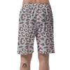 Grey and Pink Leopard Men's Shorts-grizzshop