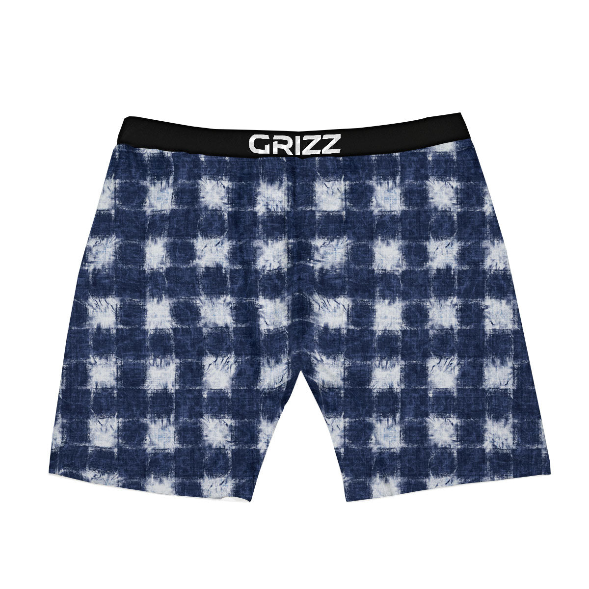 Grid Shibori Print Pattern Boxer Briefs-grizzshop